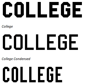 Free athletic fonts with tails