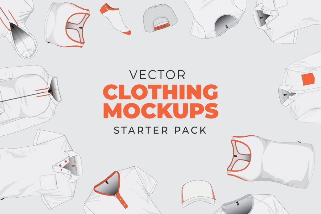 Hockey Sports Pack - Vector Mockup Templates