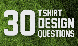 30 t-shirt graphic design questions for clients