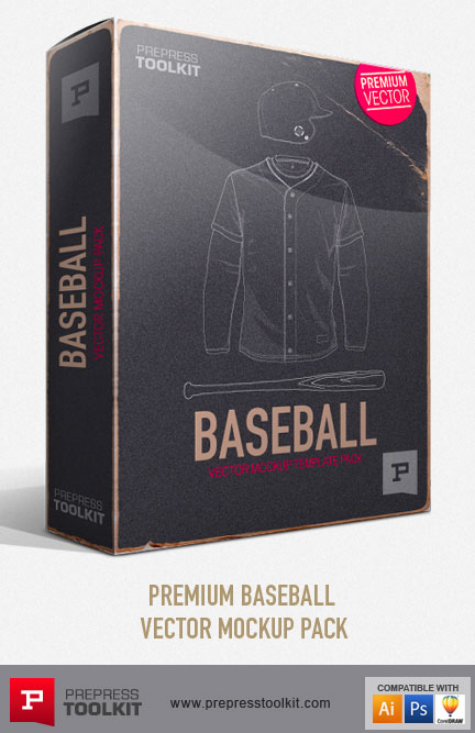 Baseball Apparel Vector Mockup Templates Premium Pack