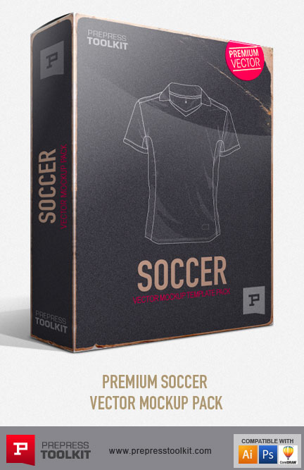 Streetwear Soccer Jersey Vector Mockup Template Adobe 