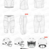 Design american football kit uniform, jersey, 2d, 3d mockup , and teamwear  by Designhub9026