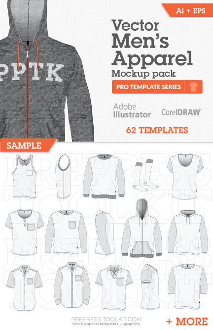 Download The Entire Vector Apparel Mockup Collection Prepress Toolkit