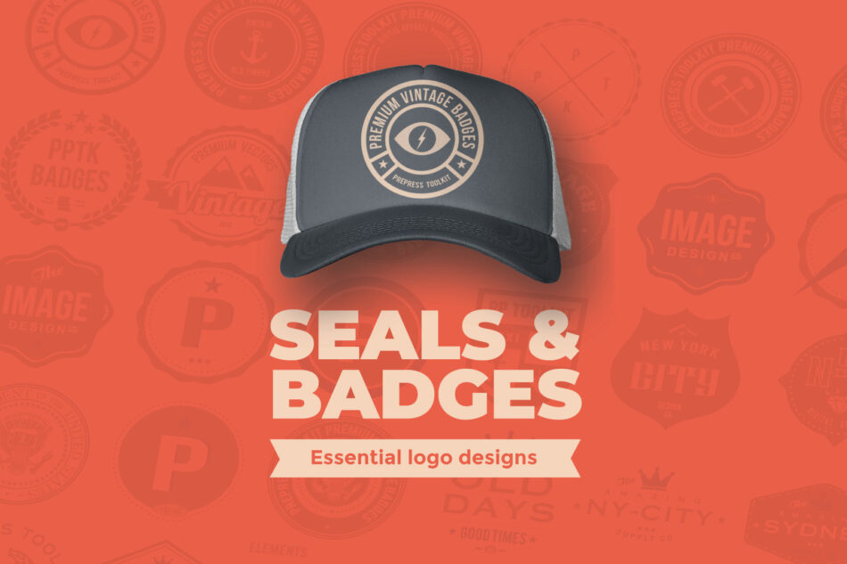 seals and badges hat t-shirt logo design