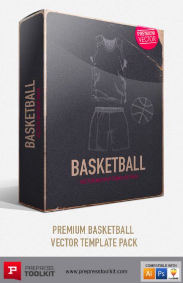 Basketball jersey template mockup vector