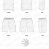 Basketball Jersey and Basketball Uniform Vector mockup template pack