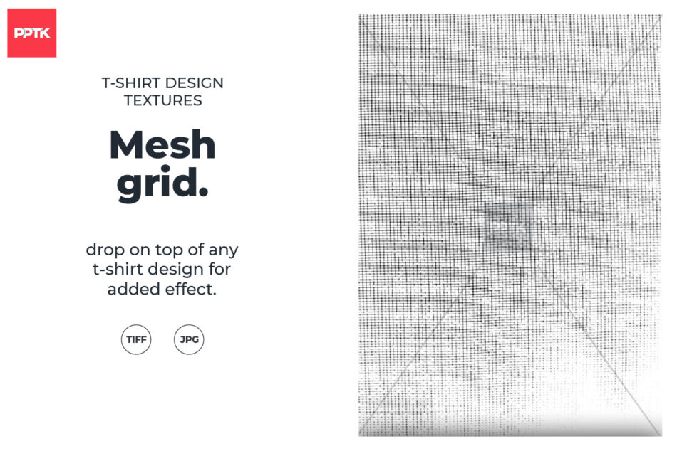 mesh grid t-shirt design texture