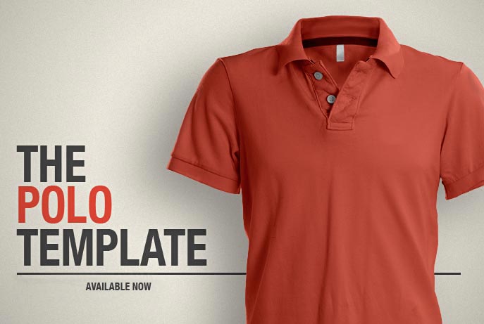 Men’s Polo T-Shirt Mockup