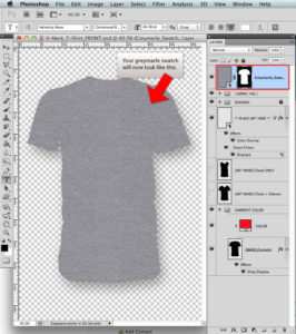 Marle colored t-shirt design template in 6 steps. | PrePress Toolkit