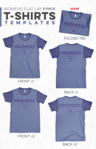 Ghosted - Womens T-Shirt Template (PSD) + Bonus V-Neck