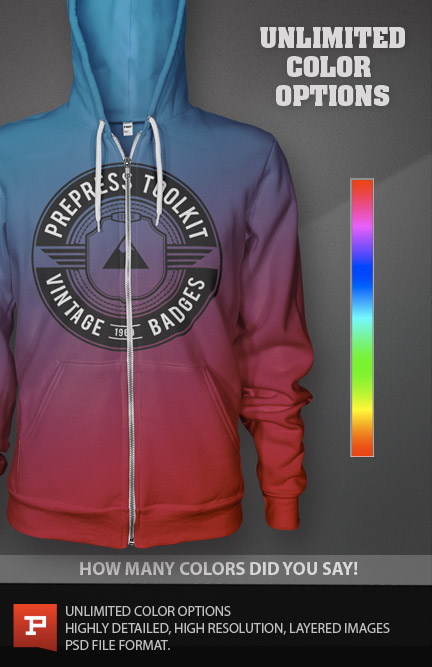 zip up hoodie template download custom color psd
