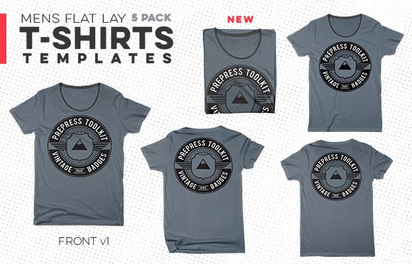 Free Vector T-Shirt Mockup - AI, EPS - PrePress Toolkit