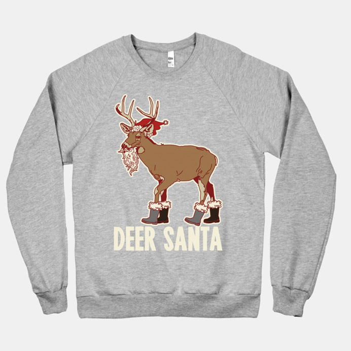 Deer Santa christmas design inspiration