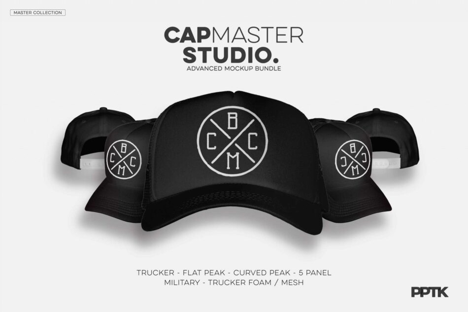 Cap Master Studio - Mockup Bundle