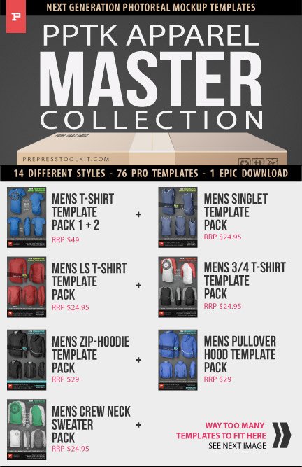 mens and womens apparel mockups clothing templates master collection