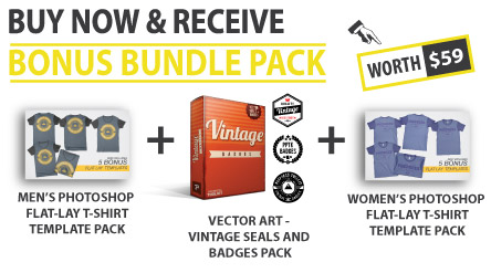 photoshop apparel template bonus bundle