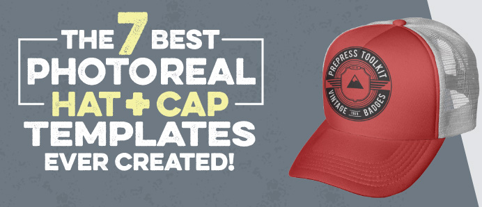 seven best photoreal hat cap templates ever created