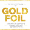 Gold Foil Effect Adobe Illustrator Poster