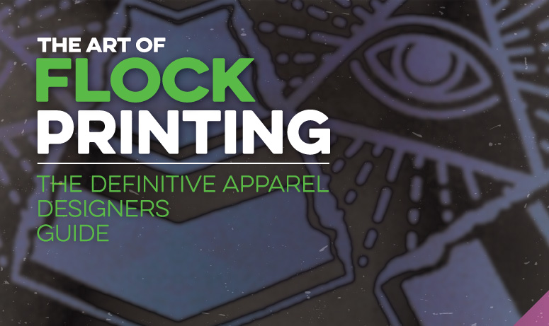 flock printing designers guide screenprint t-shirt design