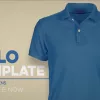 mens womens ghosted polo shirt template photoshop v2