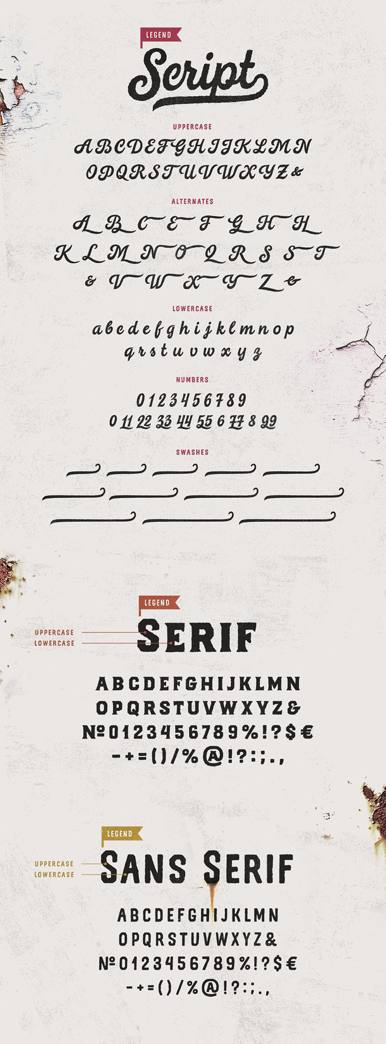 03_03 the legend font typography download