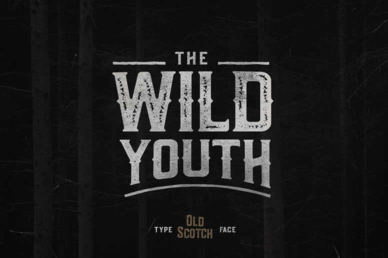 11_01 old scotch font download handmade typeface