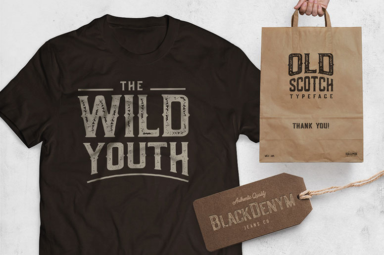 11_01 old scotch font download t-shirt design logo