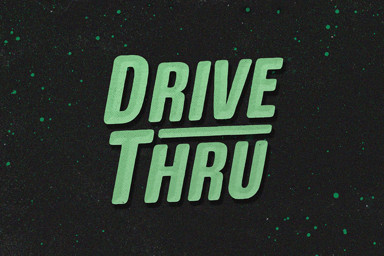 Drive thru font download