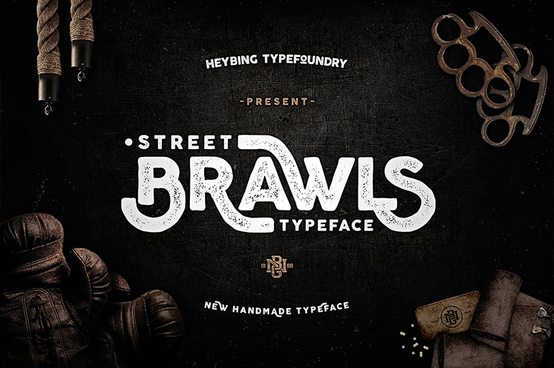 Brawls font download handmade typeface