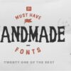 21 must have handmade fonts TMB