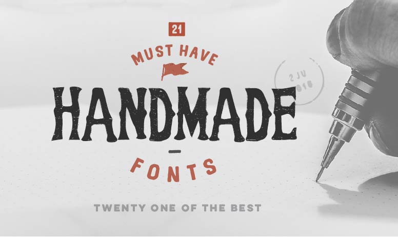 21 must have handmade fonts TMB