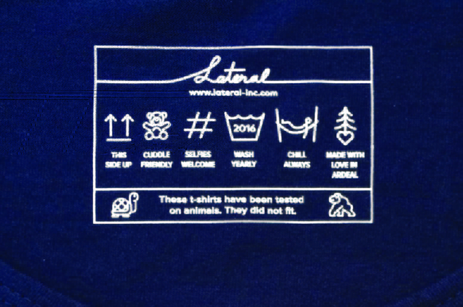 06 fun internal t-shirt label design template