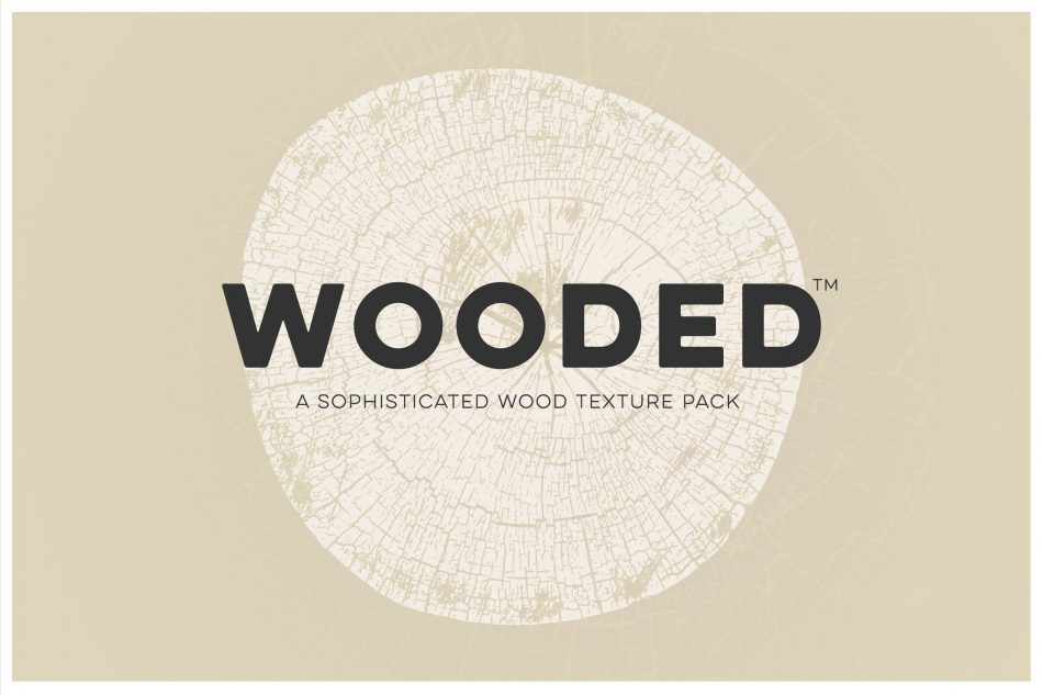 wooded log grain texture hero
